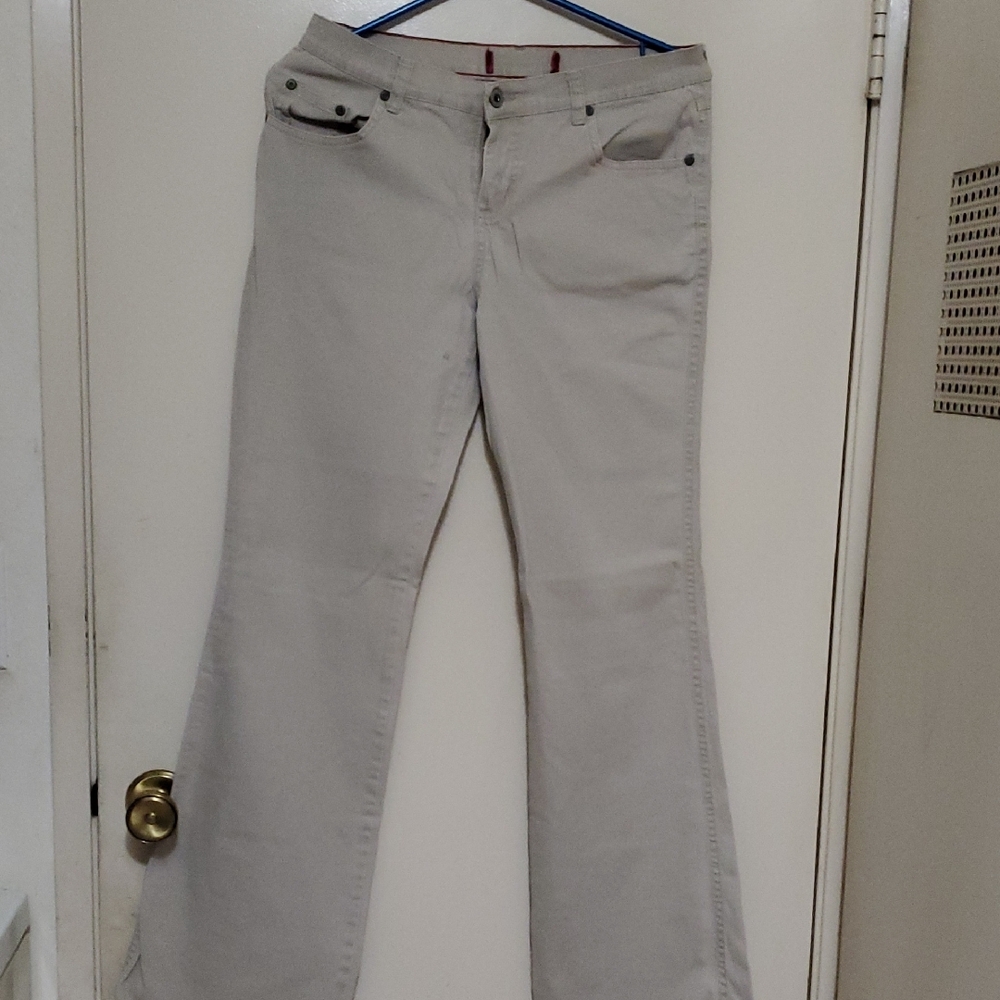 Stylish Beige Flared Pants